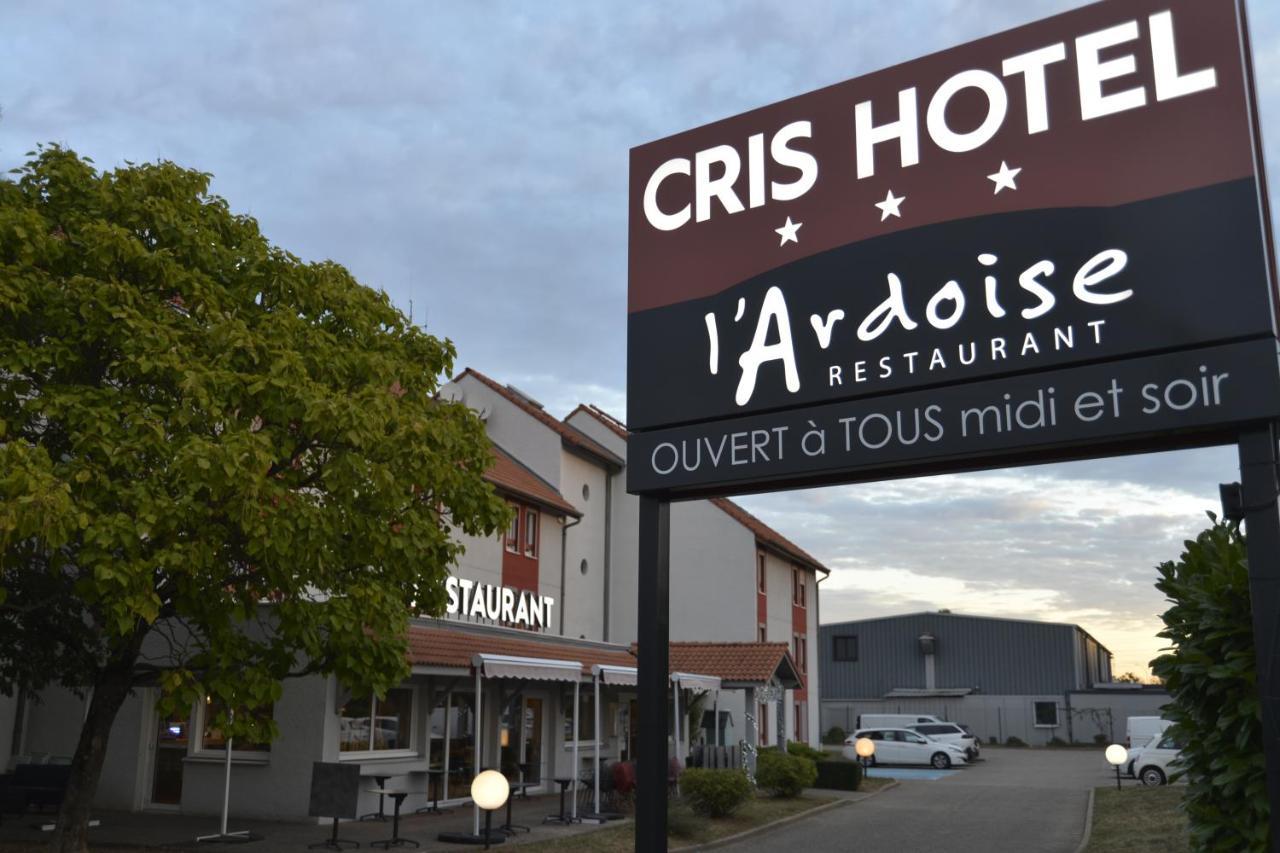 Logis Cris Hotel Et Restaurant, Lyon Sud-Est Corbas Eksteriør bilde