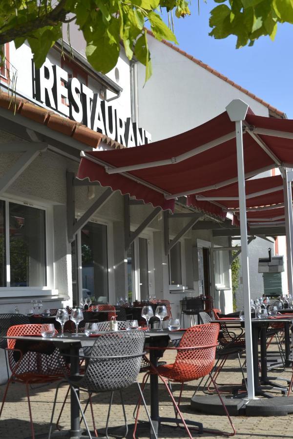 Logis Cris Hotel Et Restaurant, Lyon Sud-Est Corbas Eksteriør bilde
