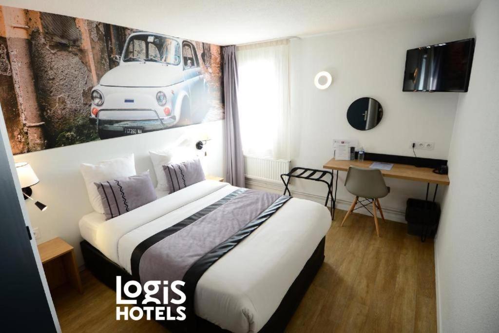 Logis Cris Hotel Et Restaurant, Lyon Sud-Est Corbas Eksteriør bilde