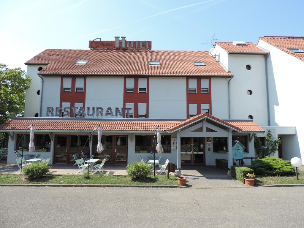 Logis Cris Hotel Et Restaurant, Lyon Sud-Est Corbas Eksteriør bilde